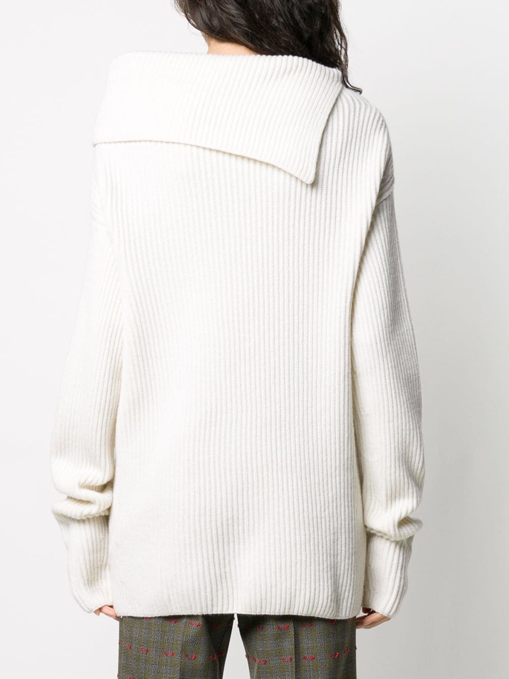 ribbed knit jumper - 4