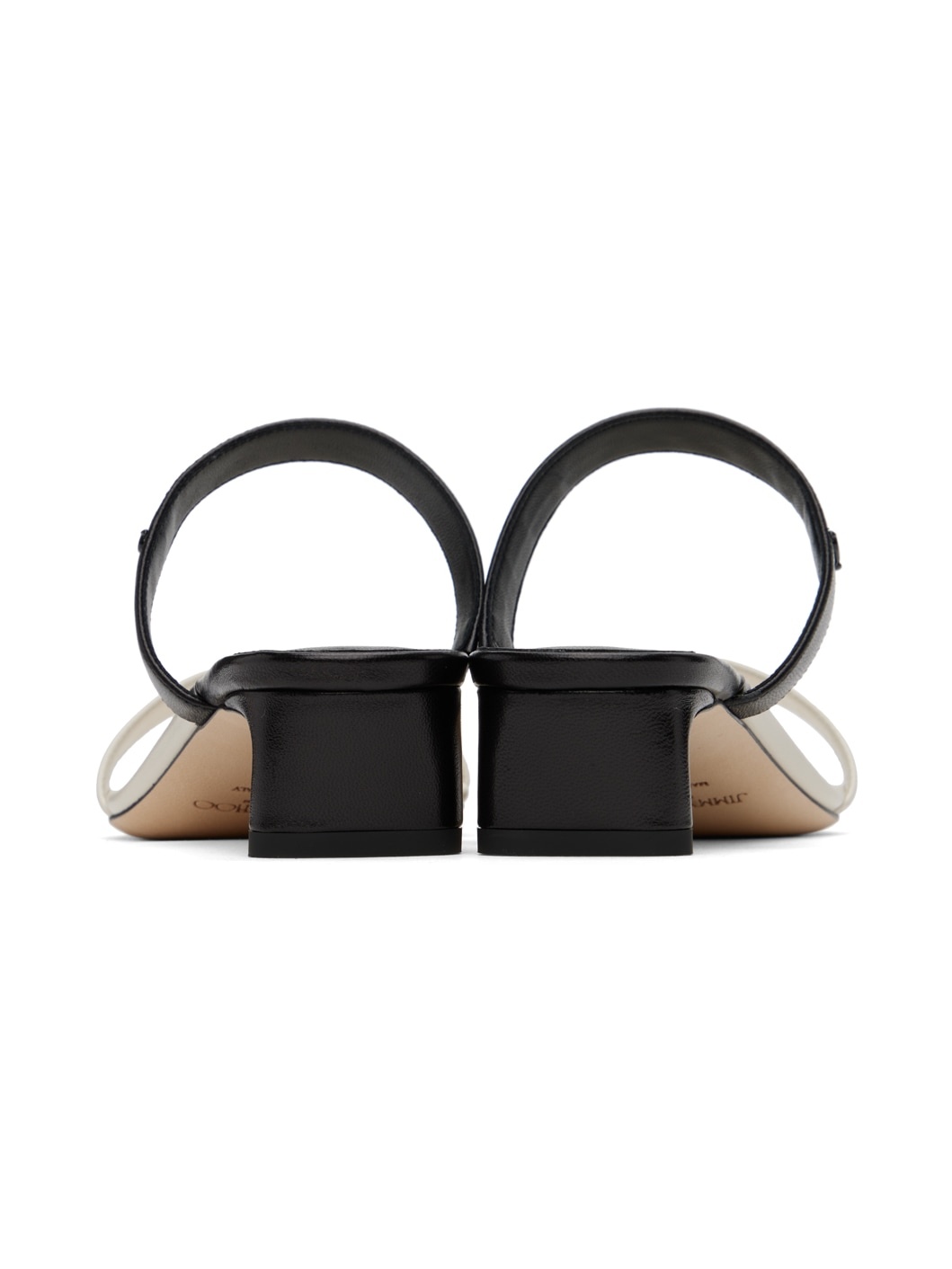 Off-White & Black Kyda 35 Heeled Sandals - 2