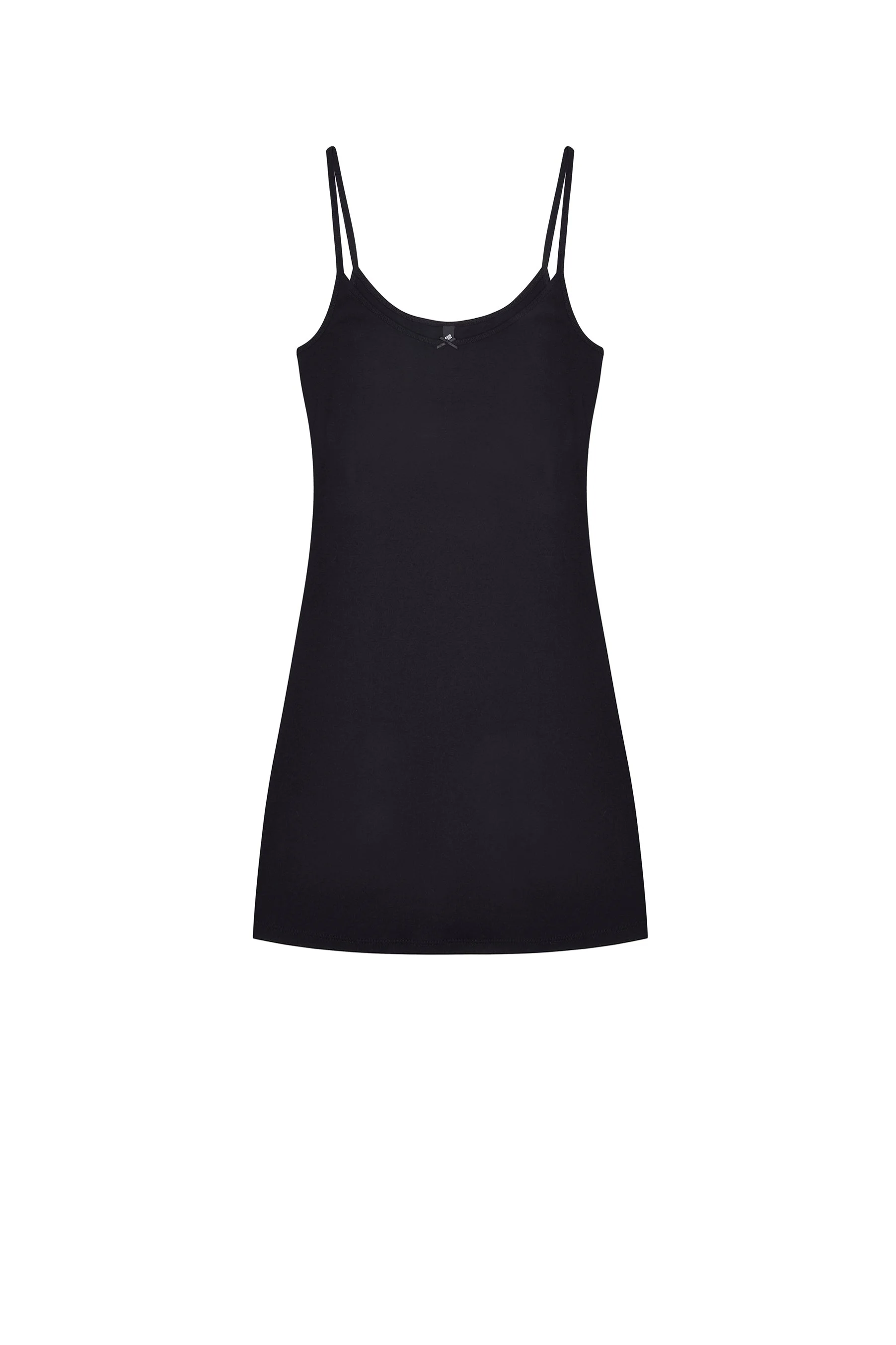 The Tank Dress: Cotton Jersey Black - 1