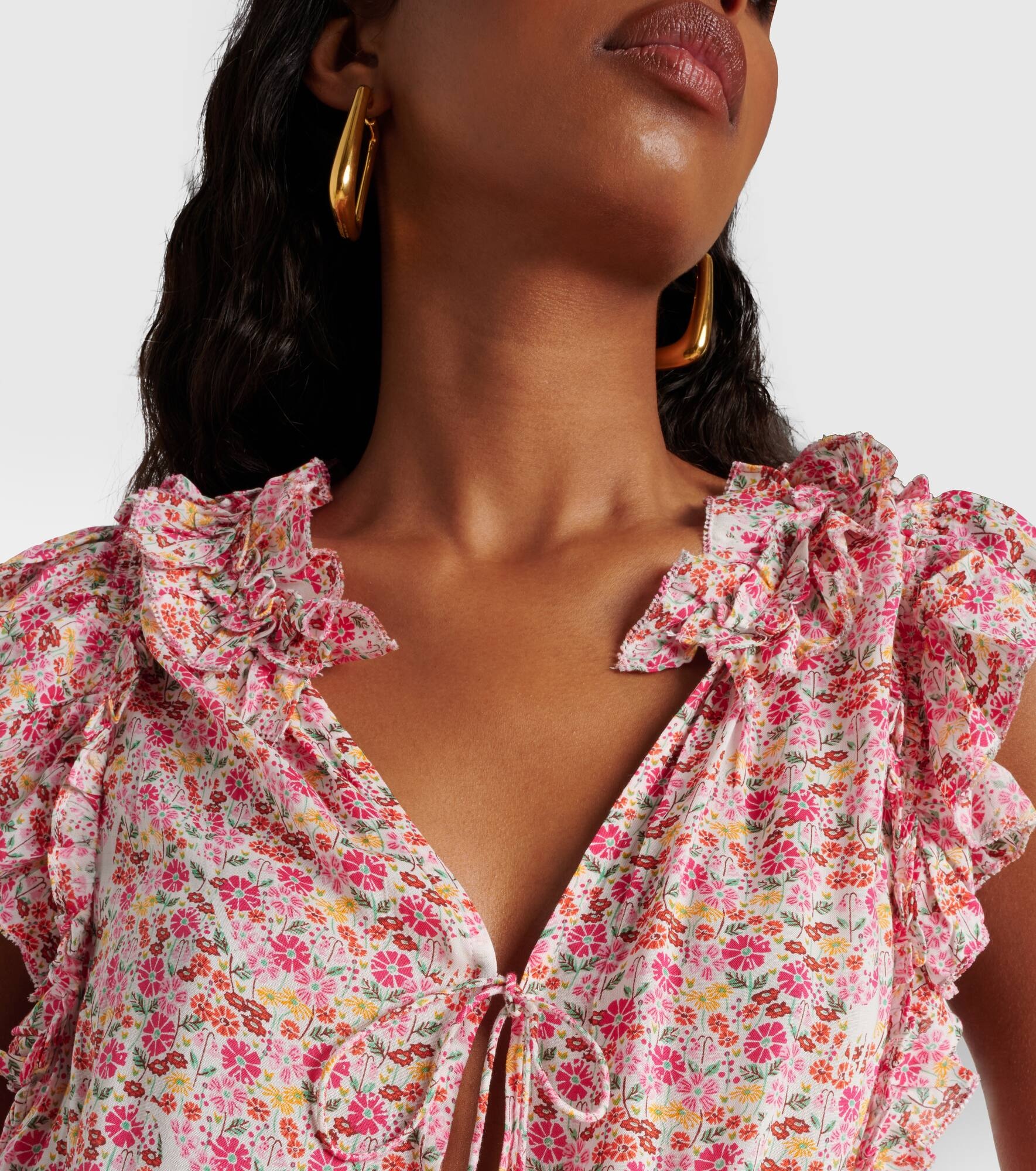 Belene floral ruffled jumpsuit - 4