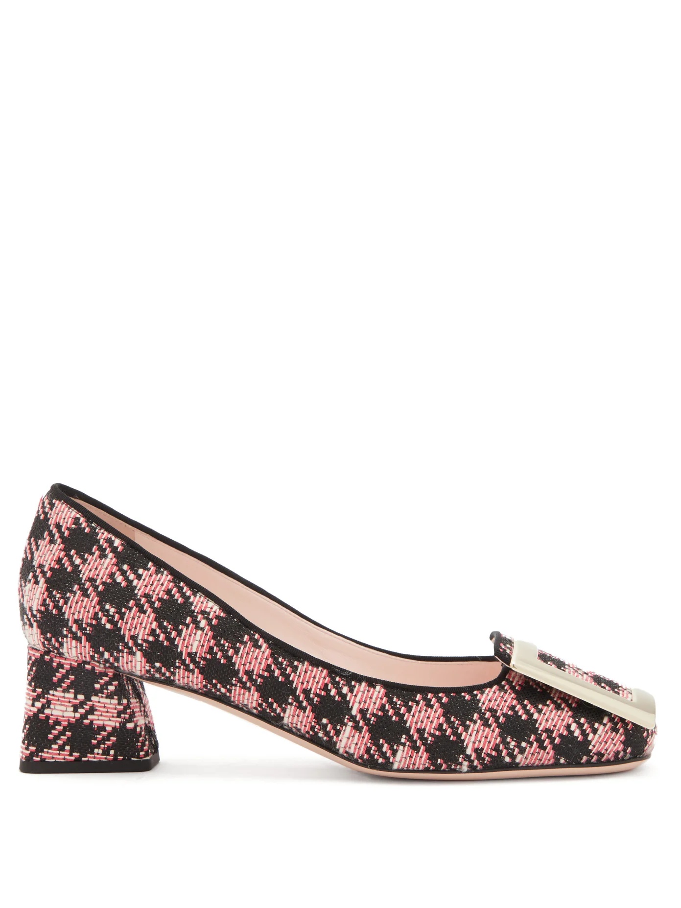 Très Vivier buckled tweed pumps - 1