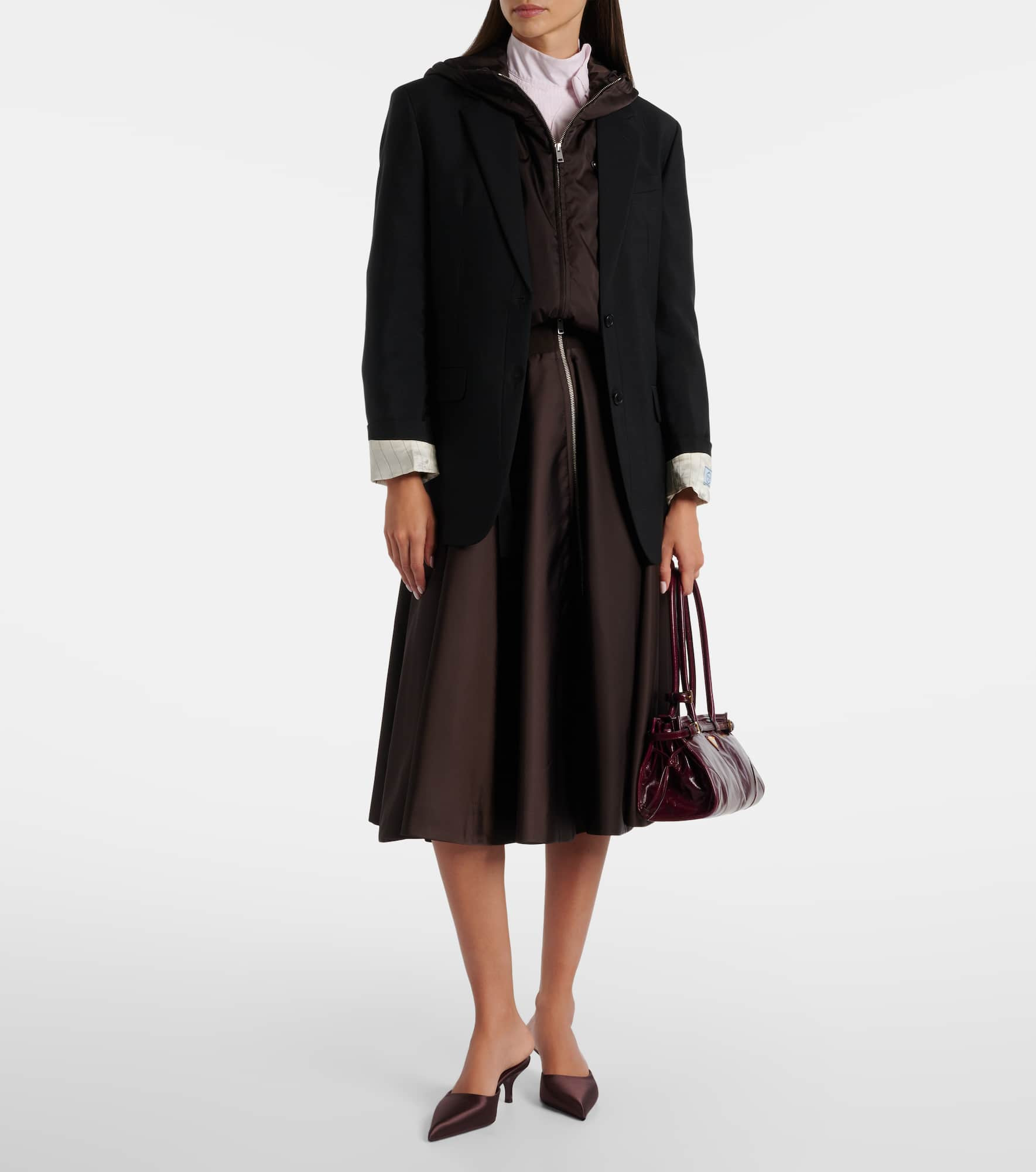 Re-Nylon midi skirt - 2