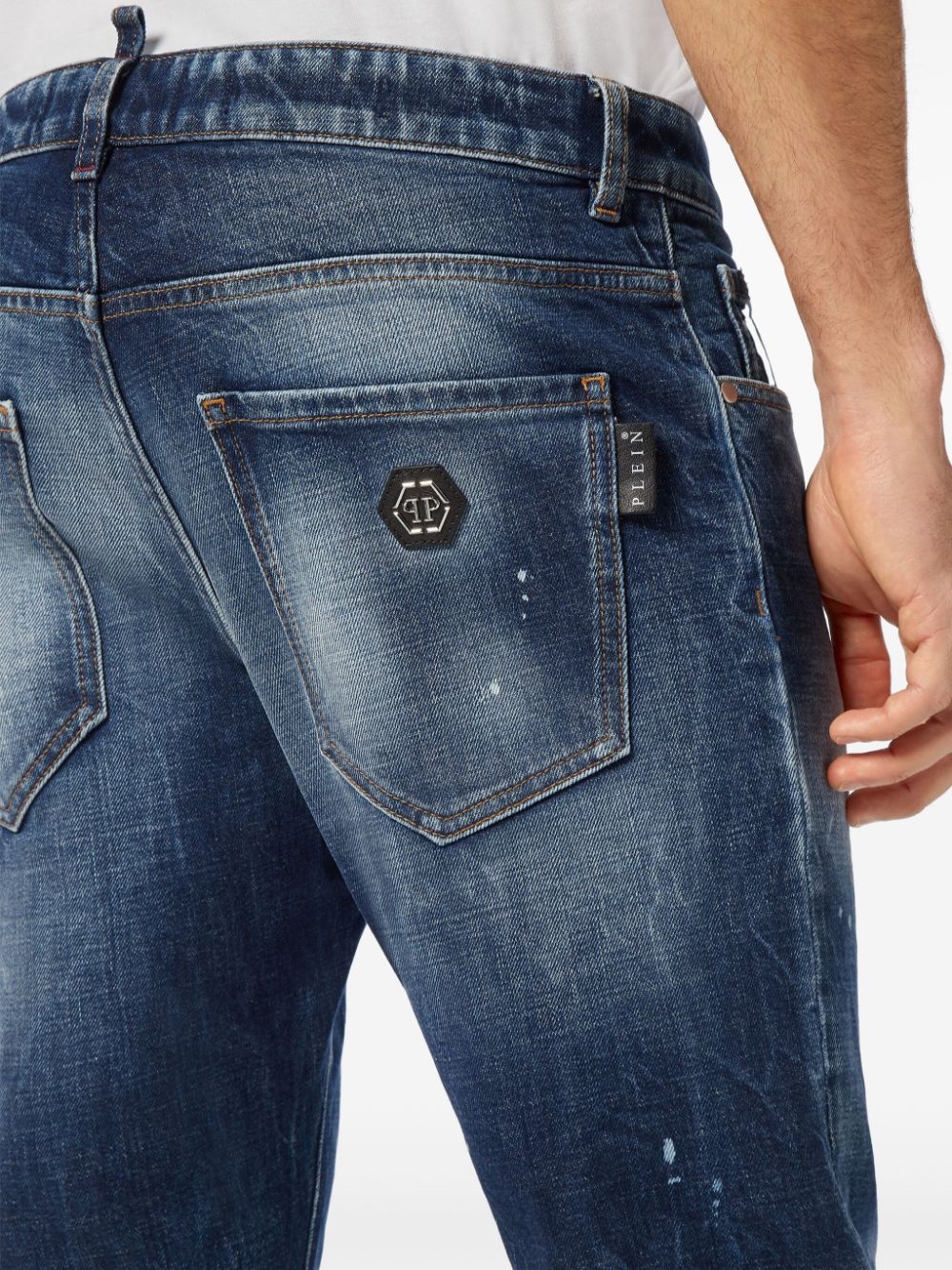 skinny-fit denim jeans - 5