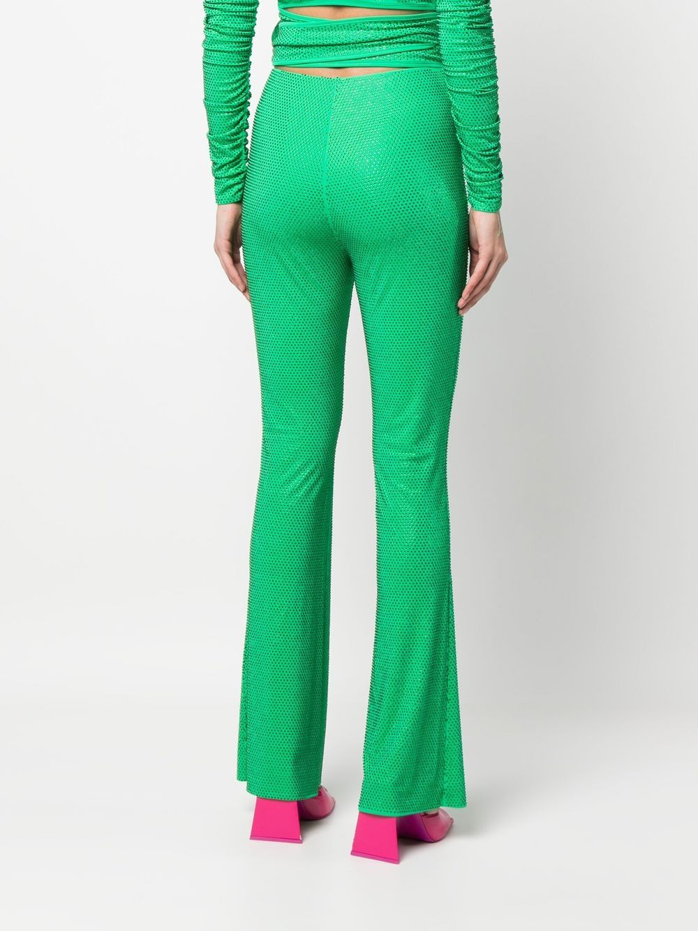 Remany embellished flared trousers - 4
