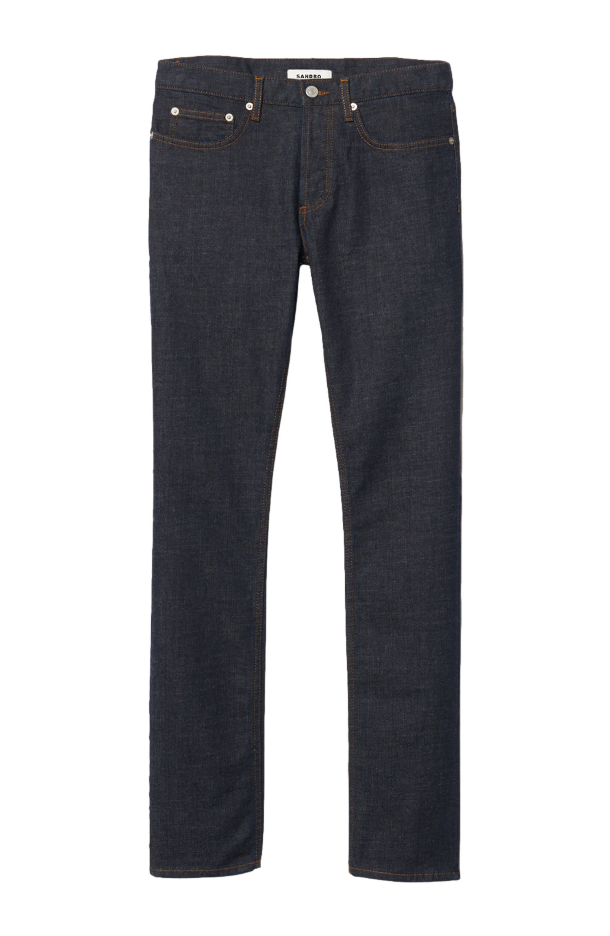 SANDRO Waterless narrow cut jeans in Raw-Denim at Nordstrom - 7