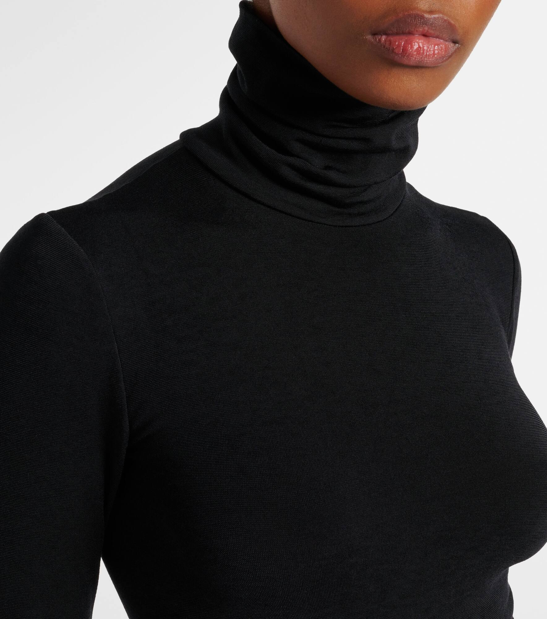 Colorado cotton-blend turtleneck bodysuit - 5