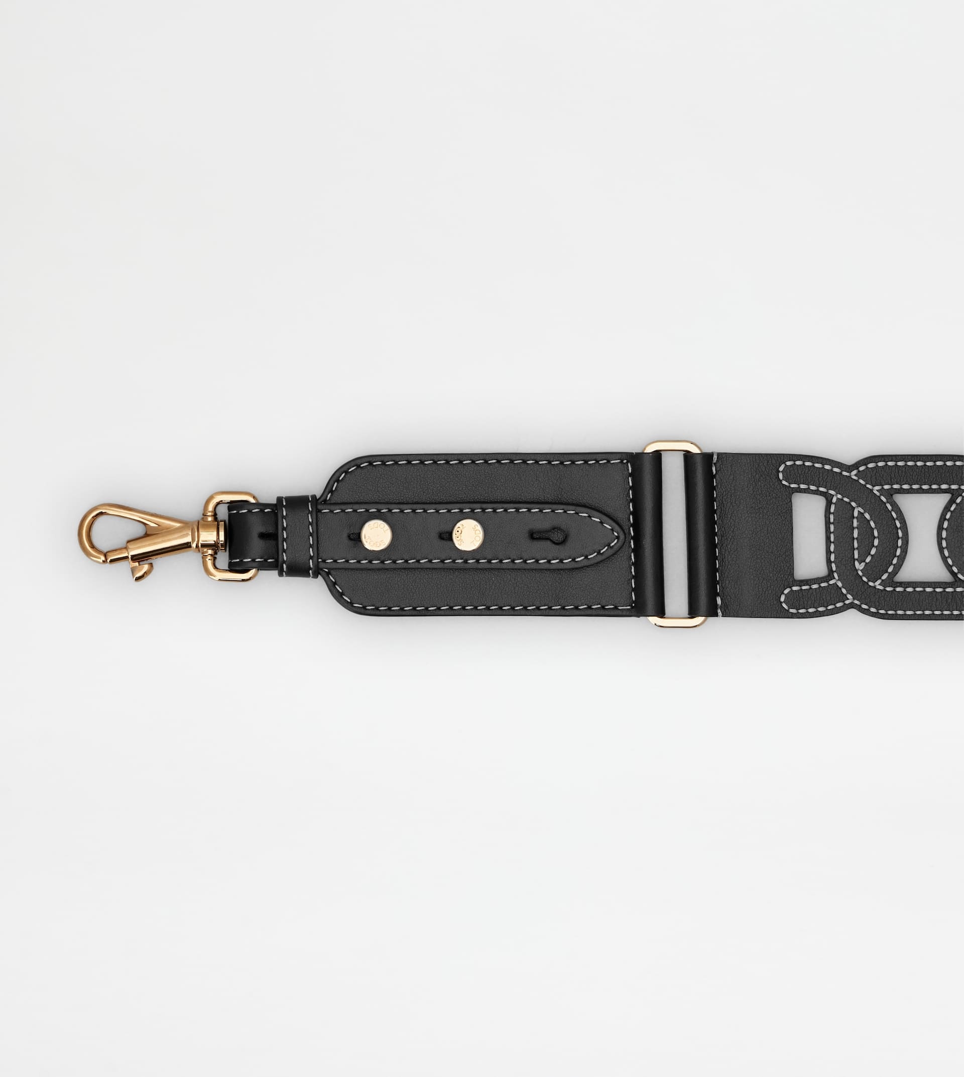 KATE SHOULDER STRAP IN LEATHER - BLACK - 3