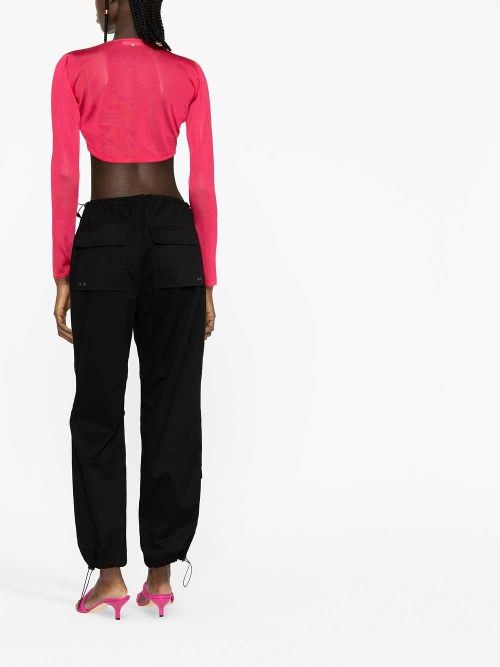 Medusa cropped buttoned cardigan - 3