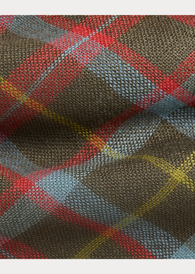 Handmade Plaid Wool Tie 3