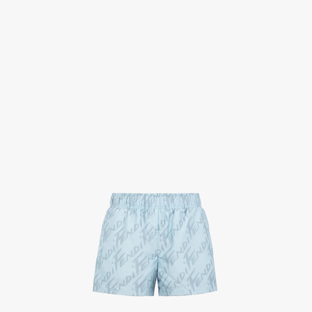 Brown nylon shorts - 4