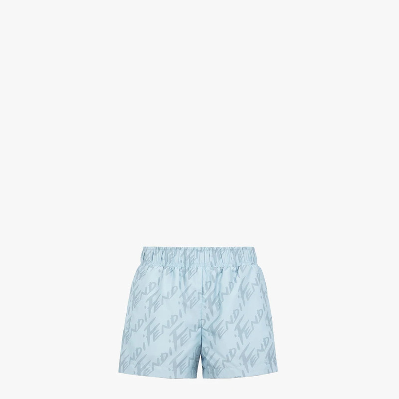 FENDI Brown nylon shorts outlook