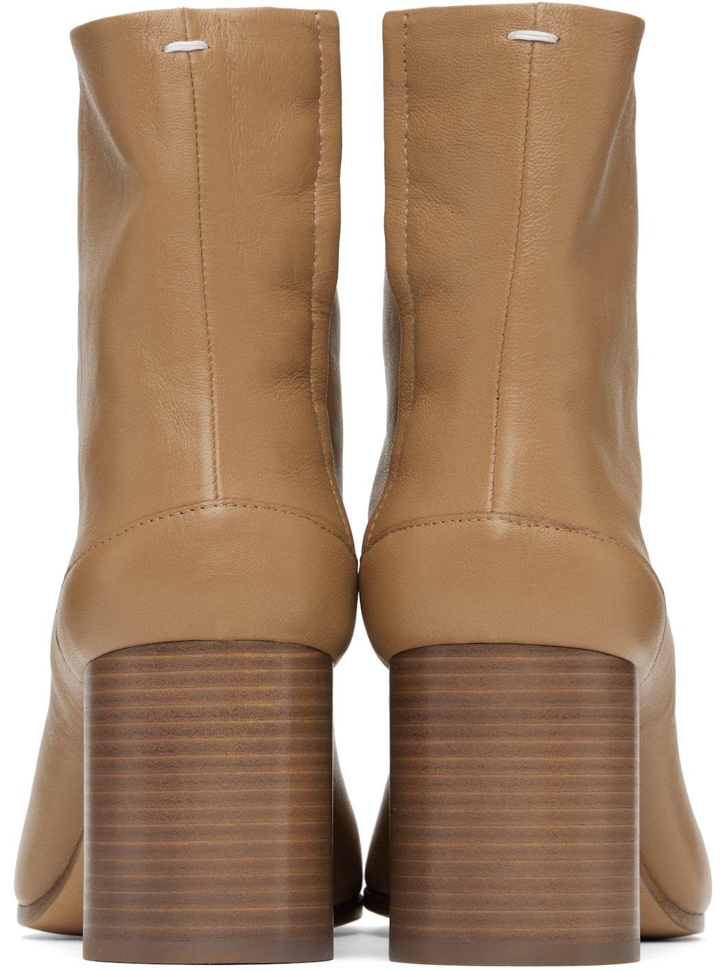 Tan Tabi Ankle Boots - 2