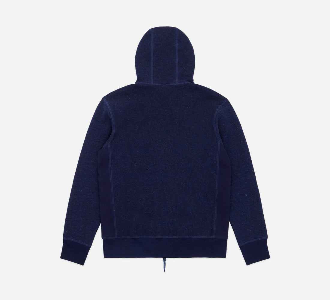 Heavyweight Zip Hoody - Indigo - 2