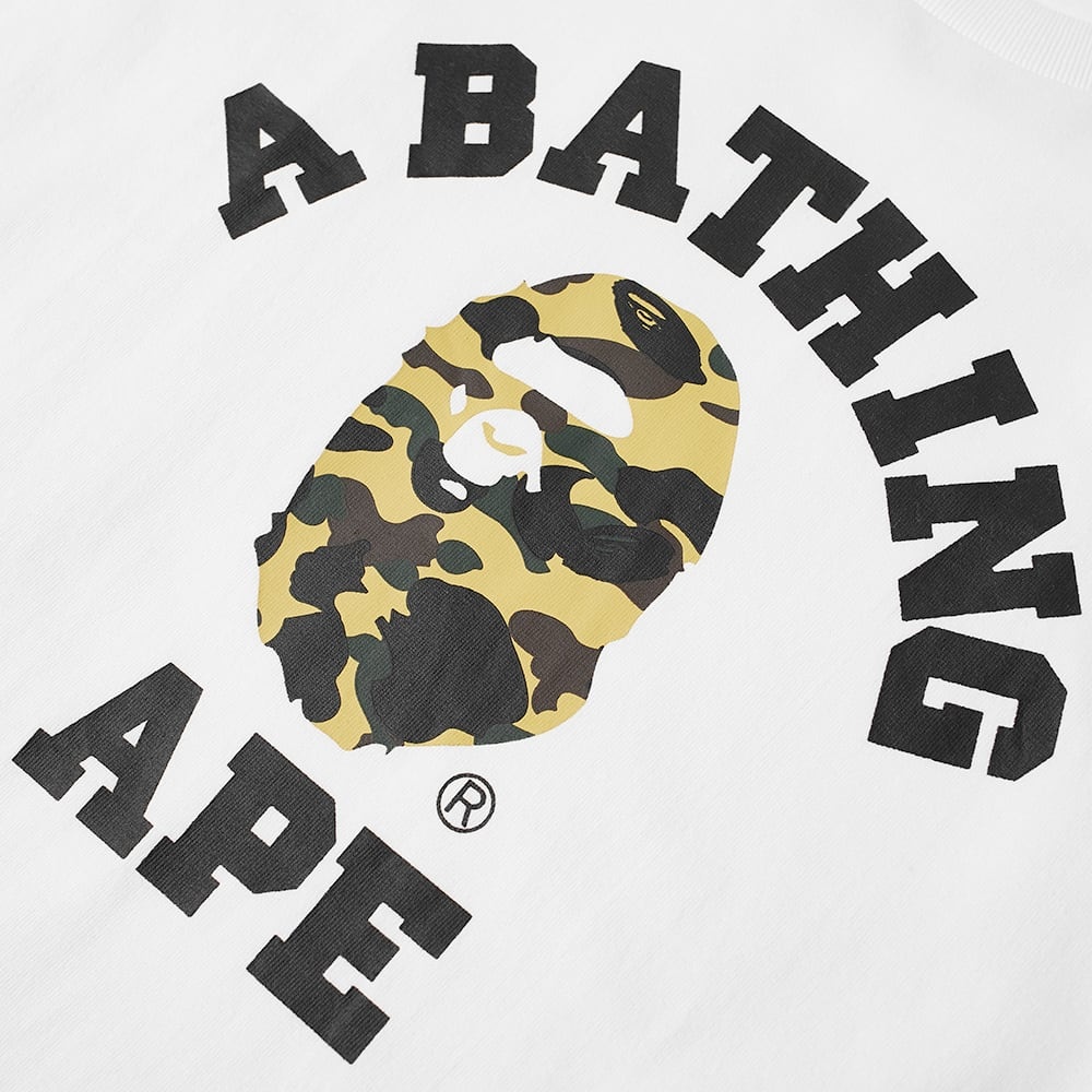 A Bathing Ape 1st Camo College Tee - 2