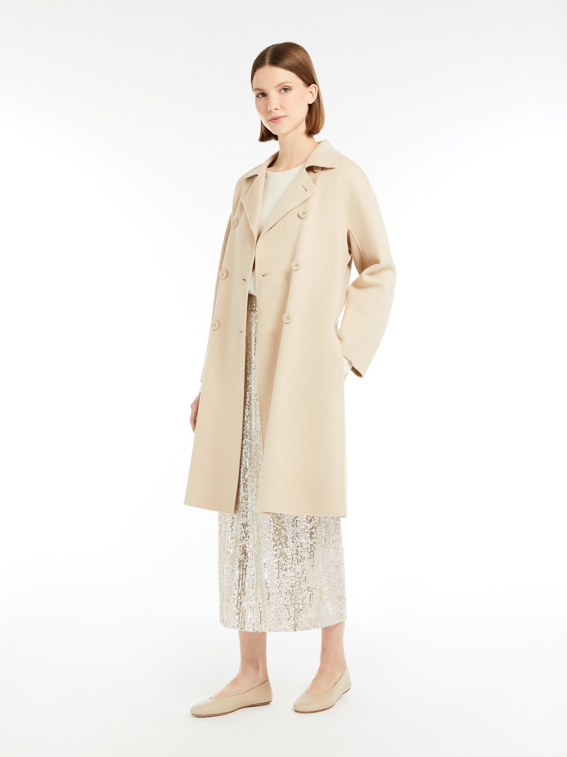 AVENUE Double-breasted double-faced wool coat - 2