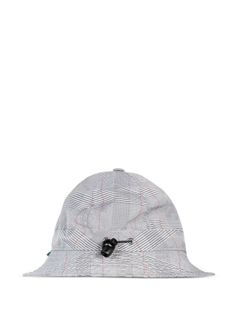 plaid-pattern bucket hat 1
