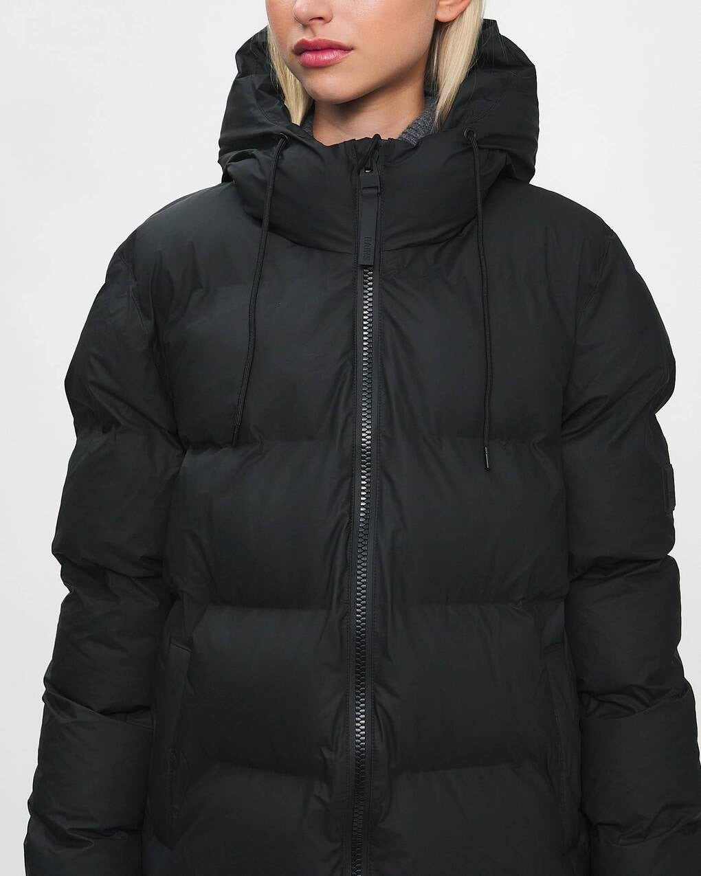 Jacket Alta Long Puffer  Black - 5