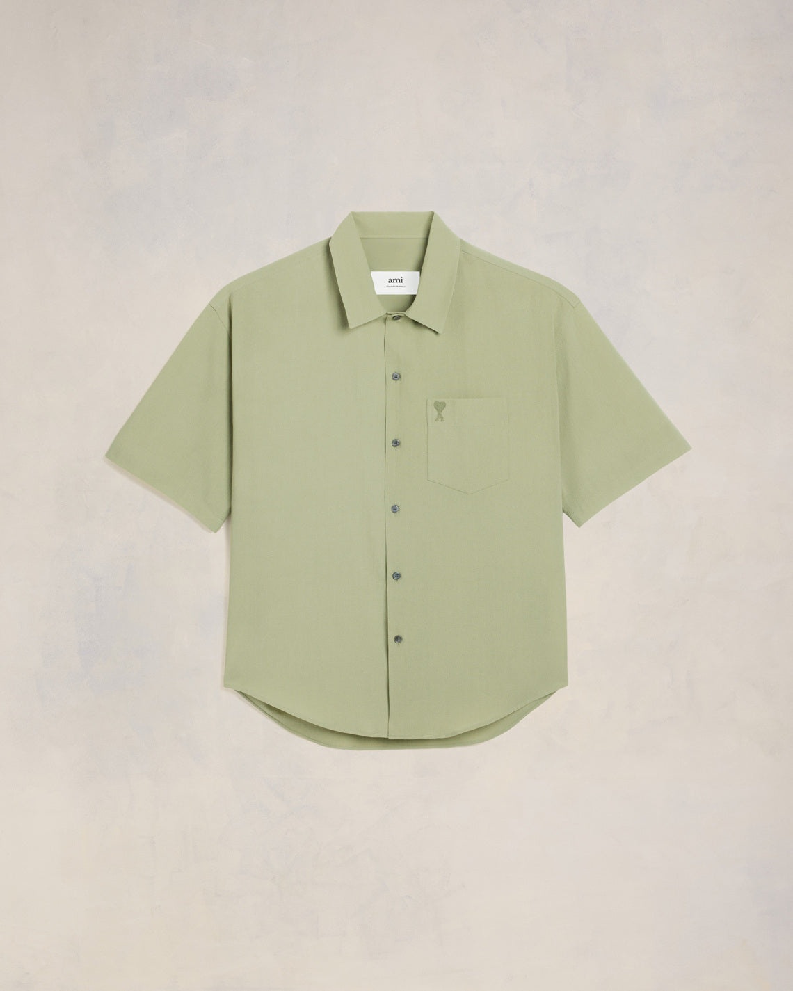 CAMP COLLAR SHORT SLEEVE SHIRT - 1