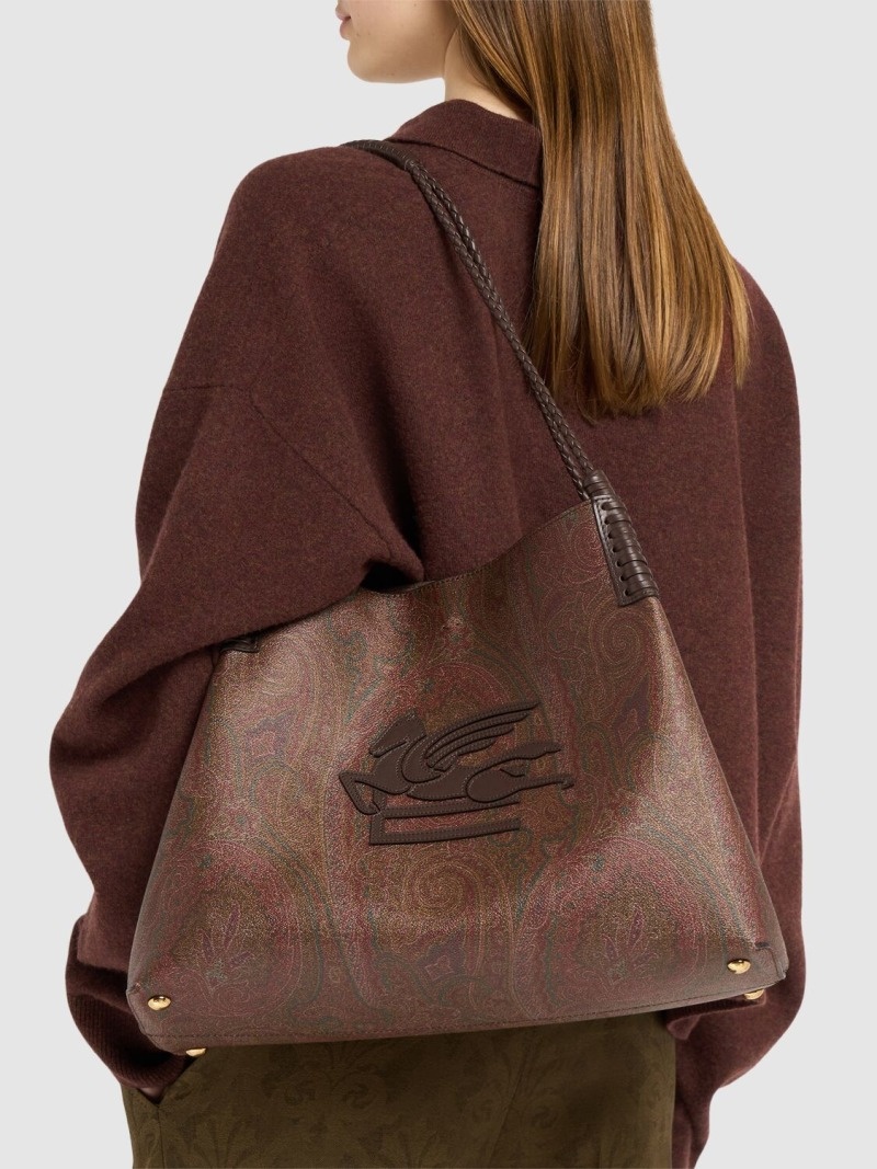 【関税&送料込】Etro Libra S Arnica Suede Shopping Bag Etro Libra S Arnica Suede Shopping Bag | eBay