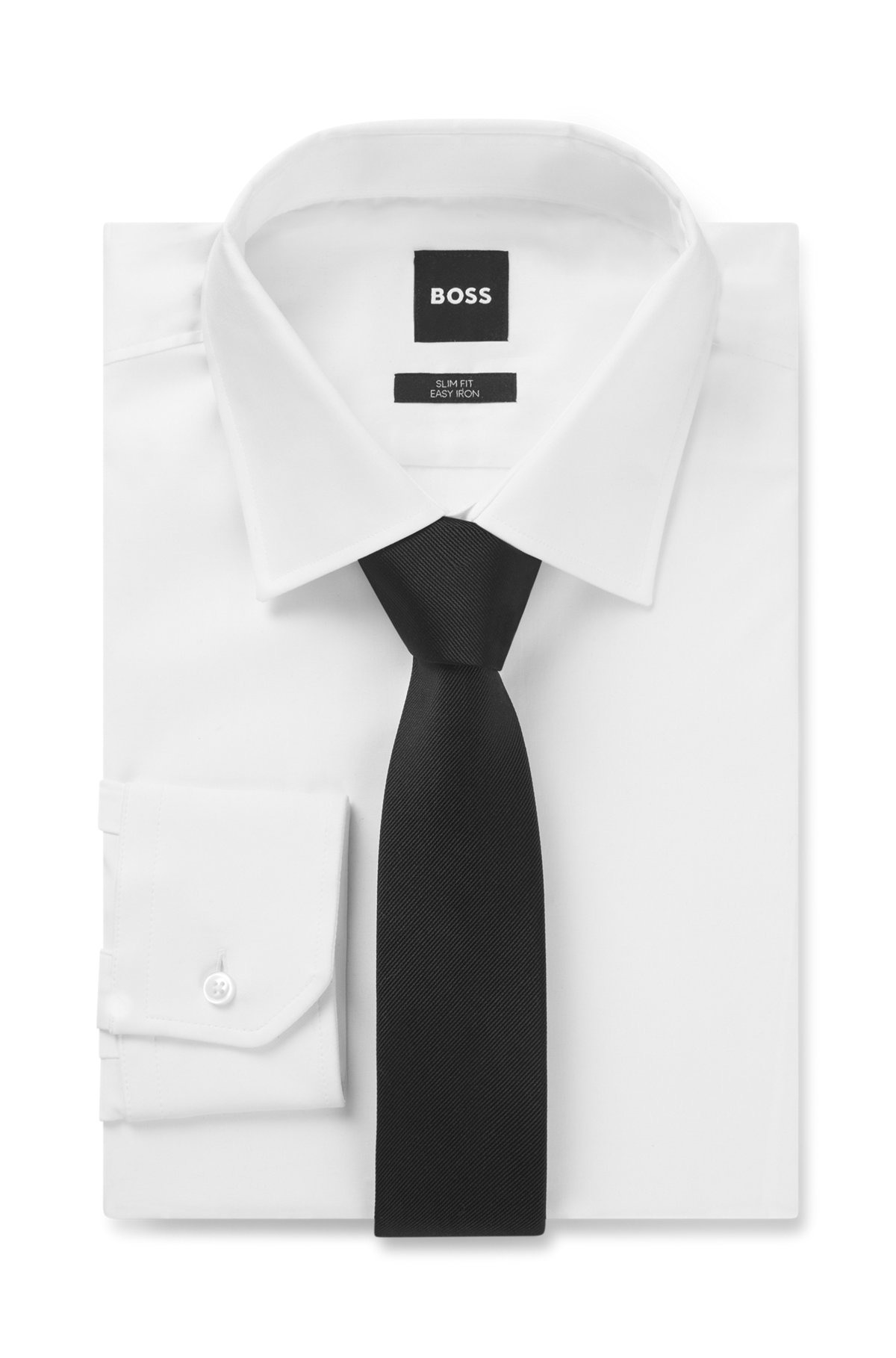 ITALIAN-MADE TIE IN PURE-SILK JACQUARD - 3