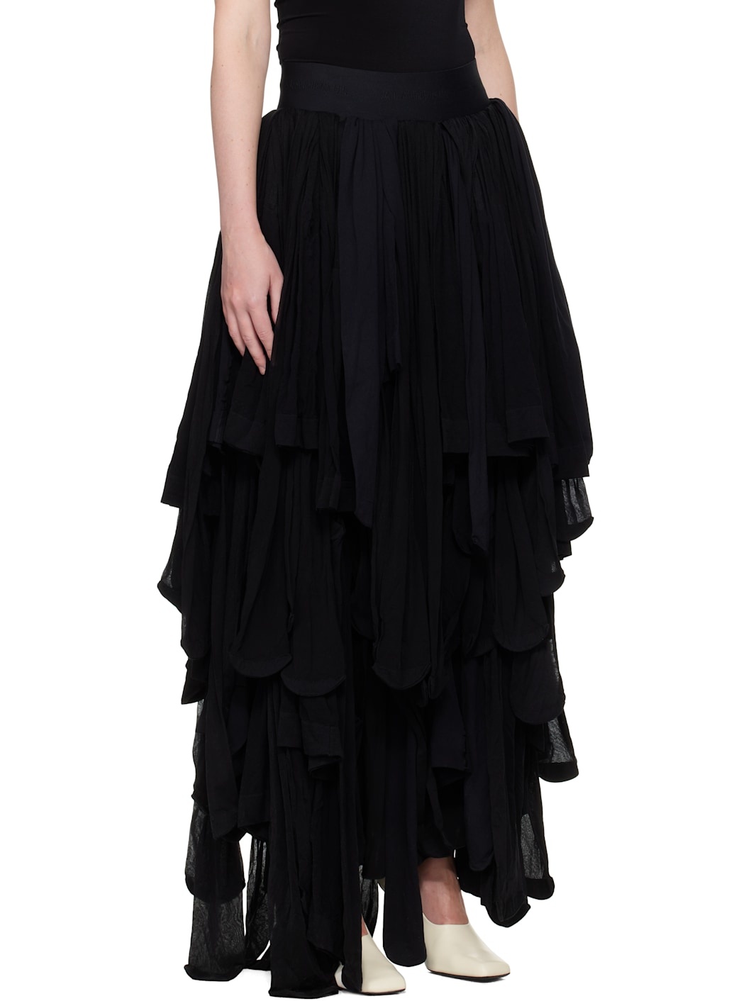 Black Tights Maxi Skirt - 2