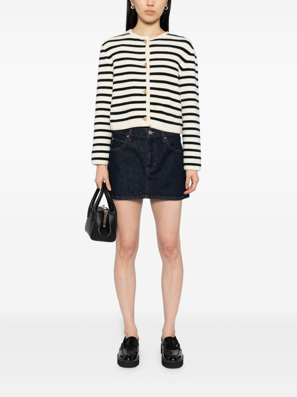 denim mini skirt - 2