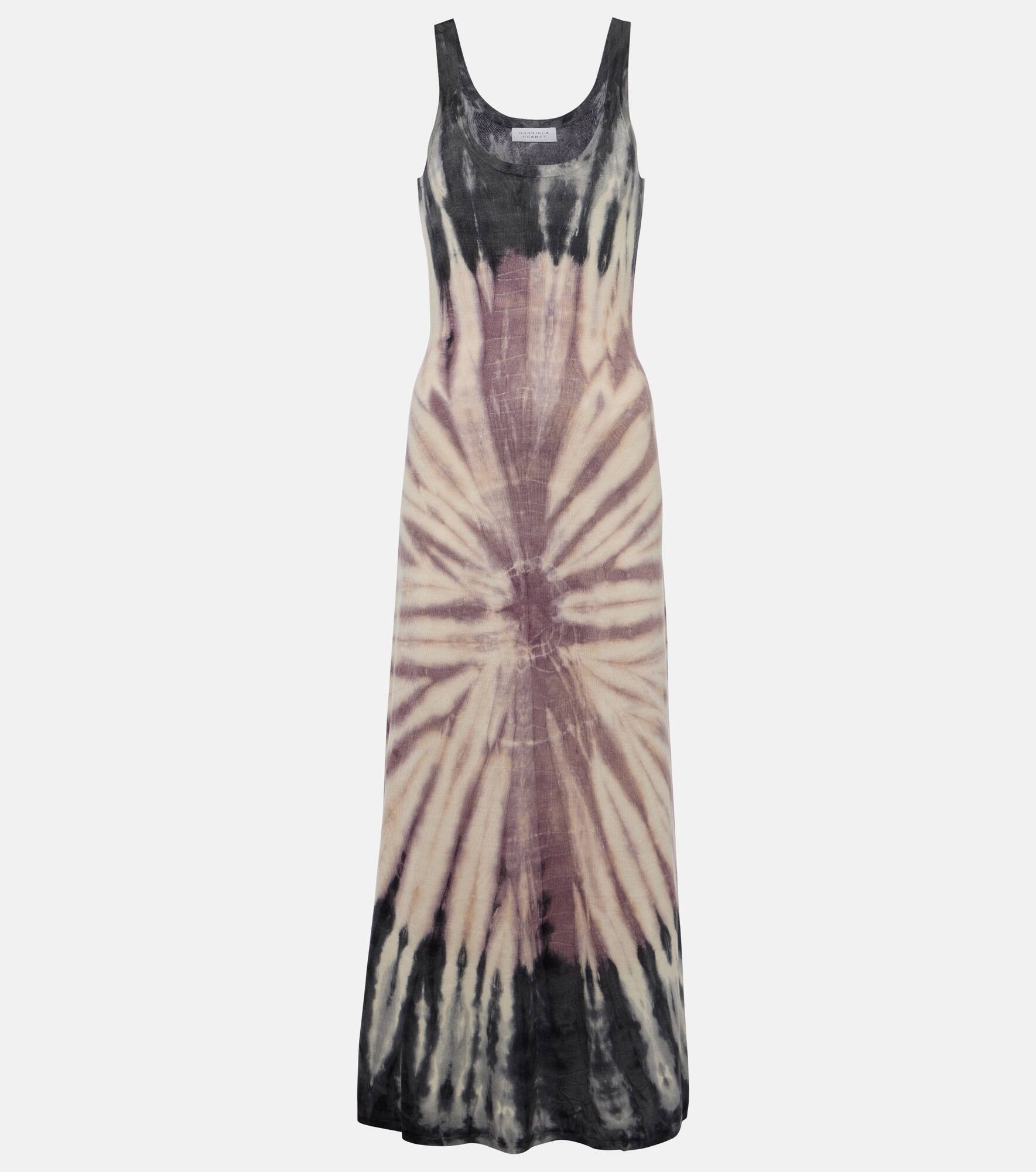 Beca tie-dye cashmere and silk maxi dress - 1