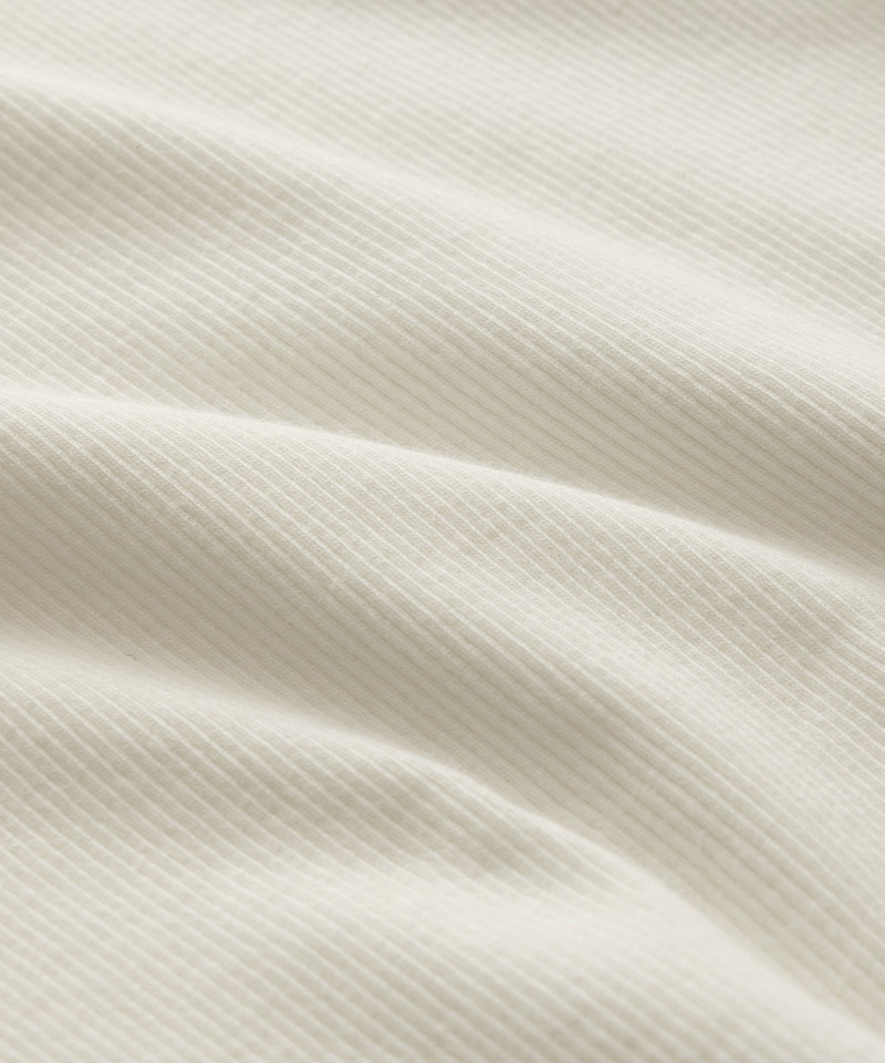 Ribbed Cotton Henley 8