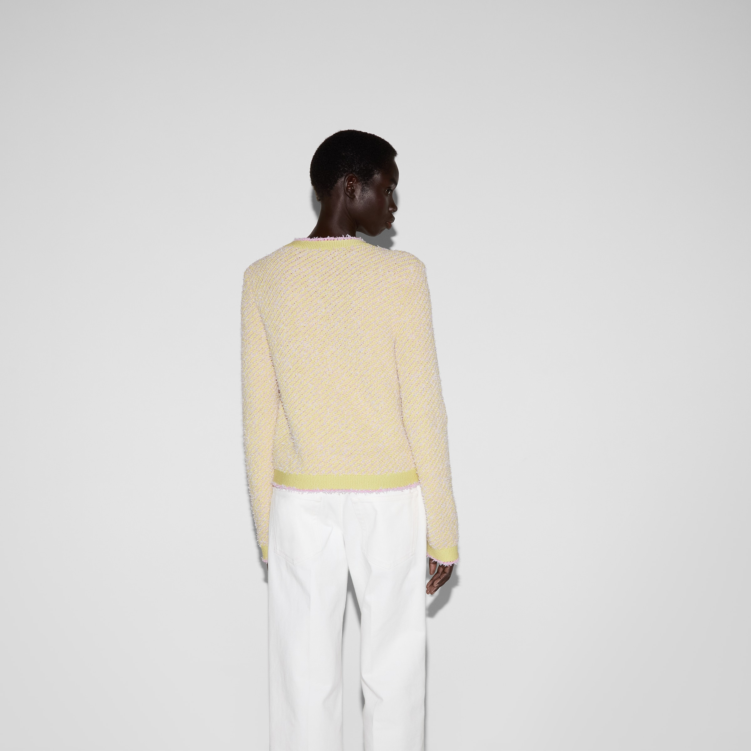 Cotton blend cardigan - 4