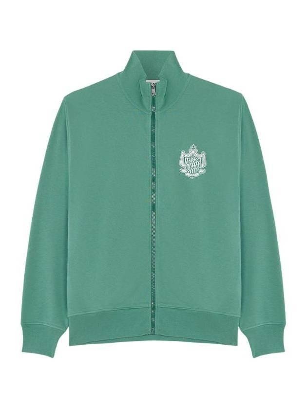 Logo Zip-Up Jacket Green - 1