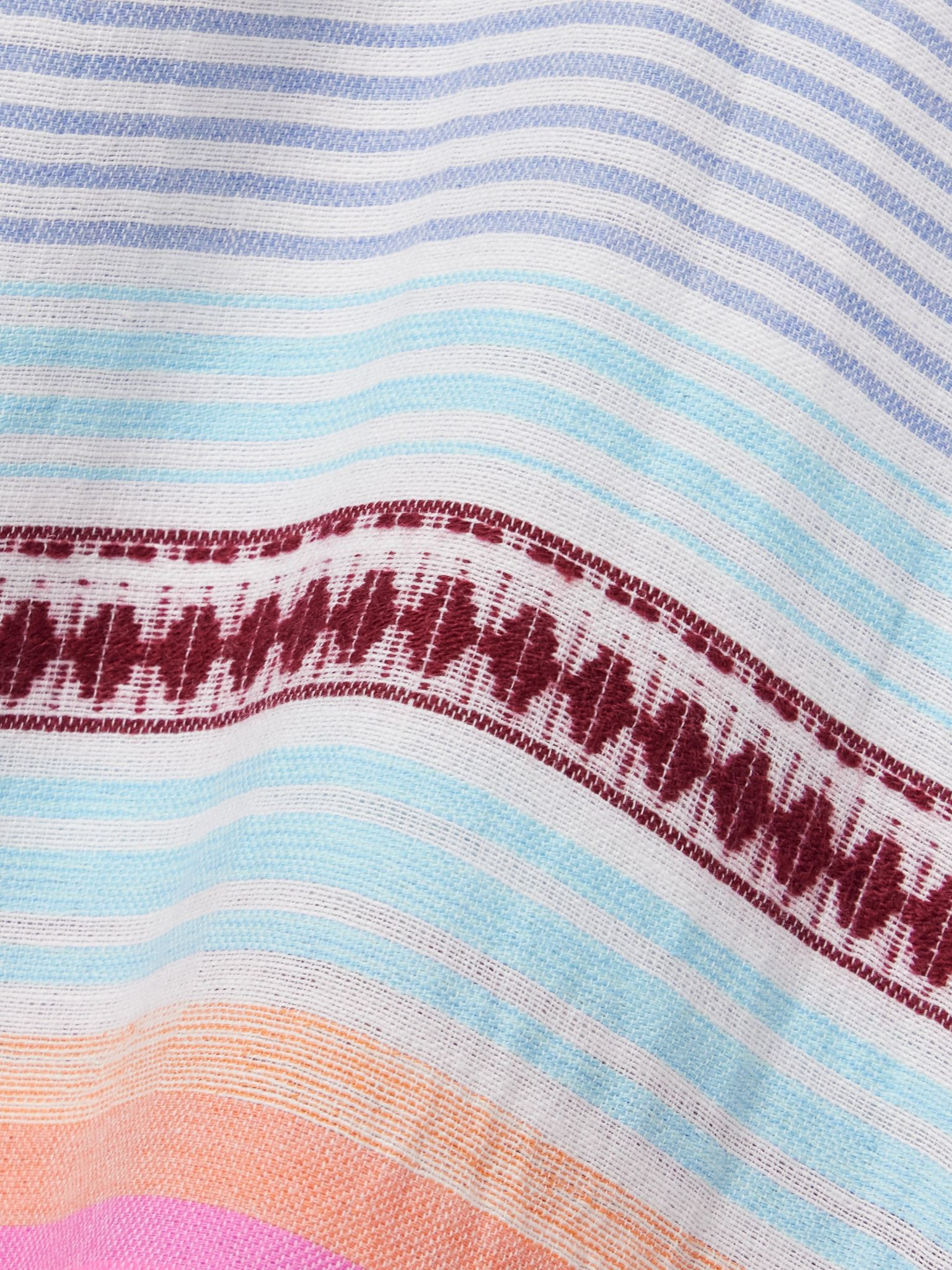 Gasira striped cotton-blend maxi dress Purple - 4