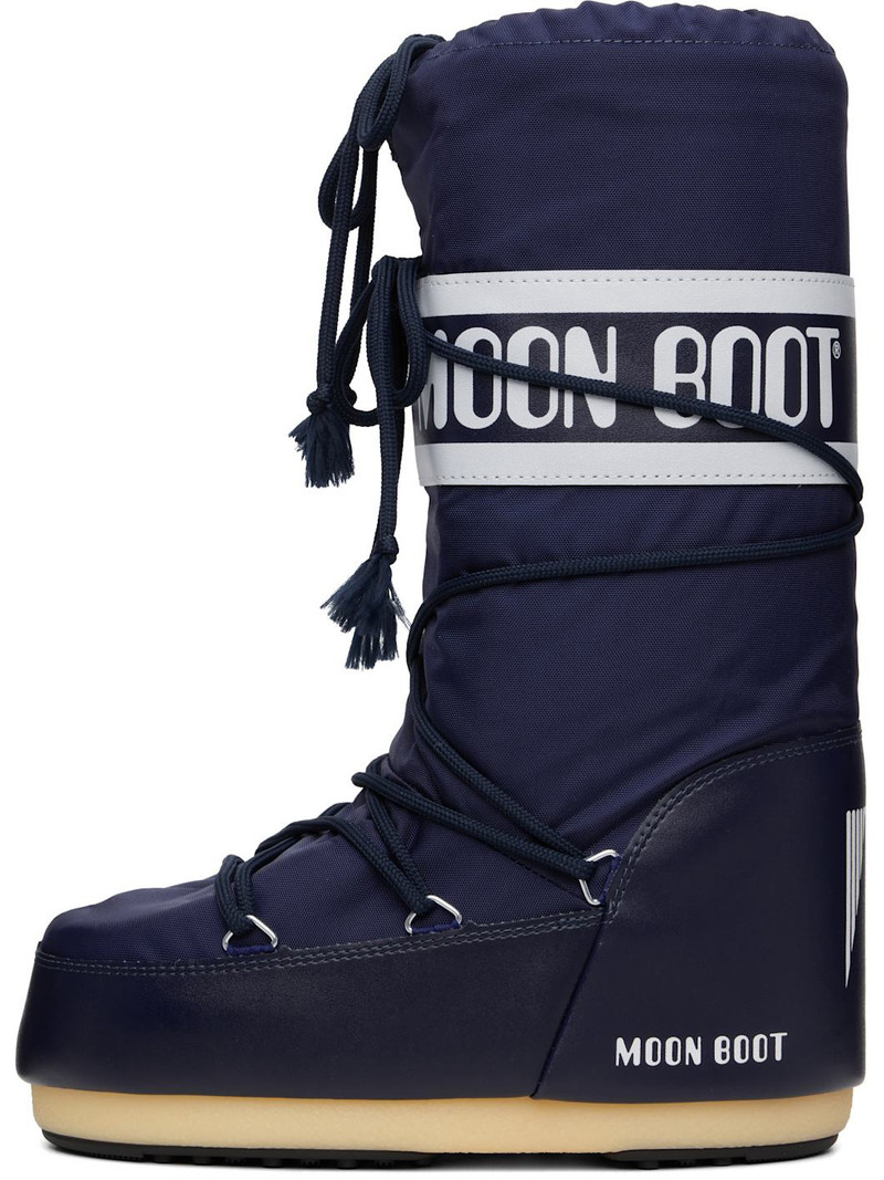 MOON BOOT Navy Icon Nylon Boots outlook