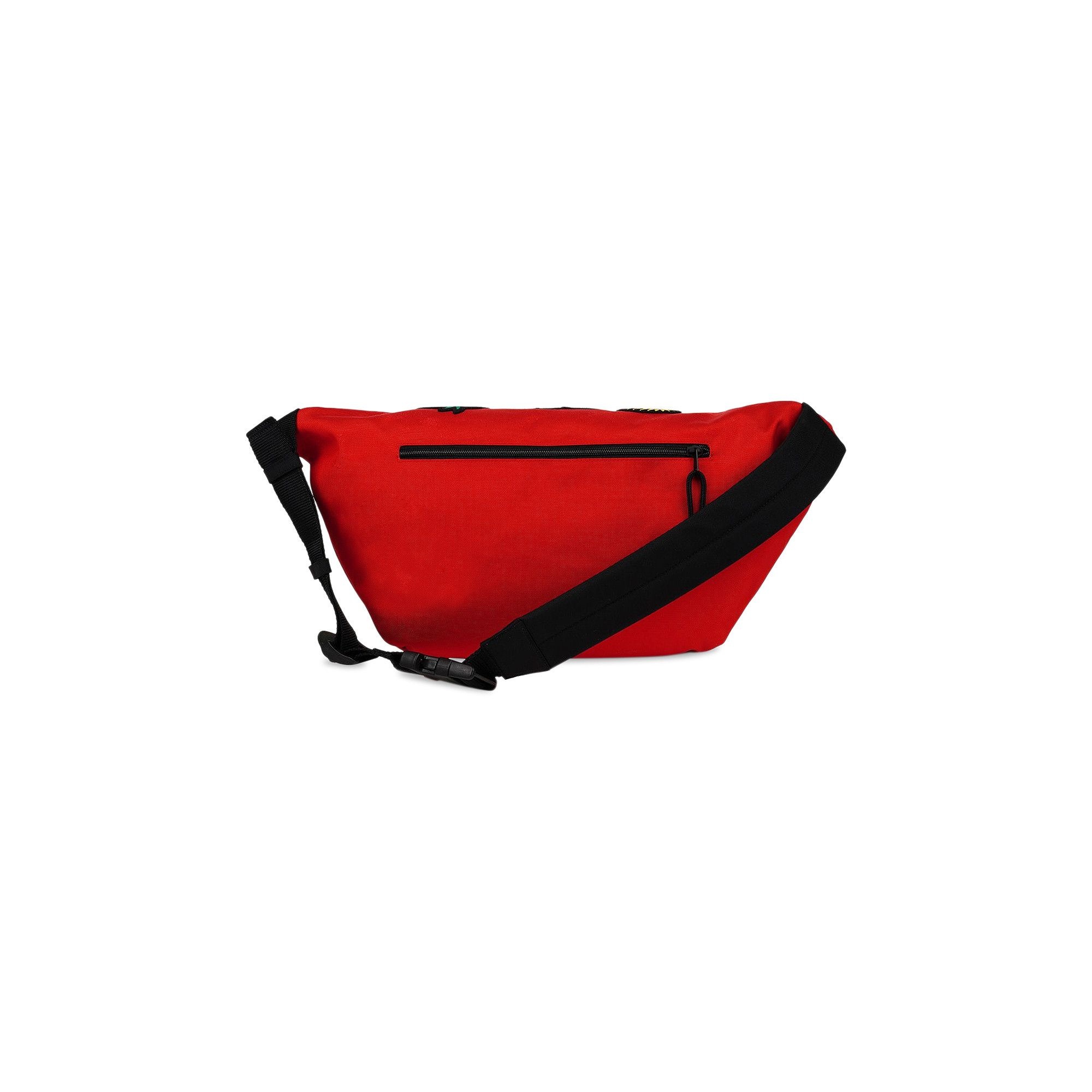 Balenciaga Explorer Belt Bag With Animation Patches 'Red' - 2