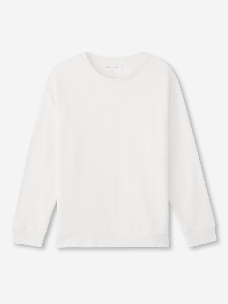 Women's Sweatshirt Quinn Cotton Modal White 1