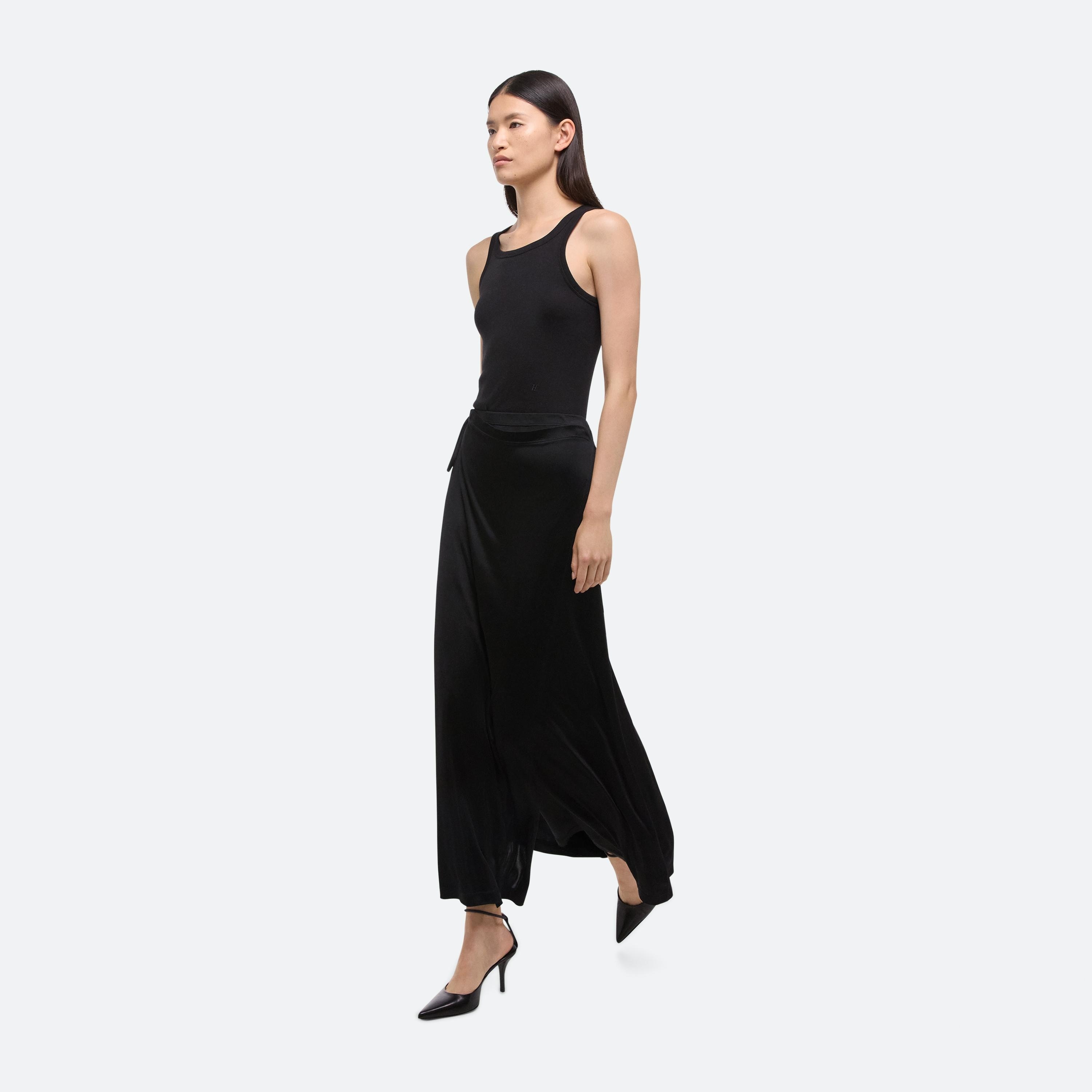 Helmut Lang FLUID WRAP SKIRT | REVERSIBLE