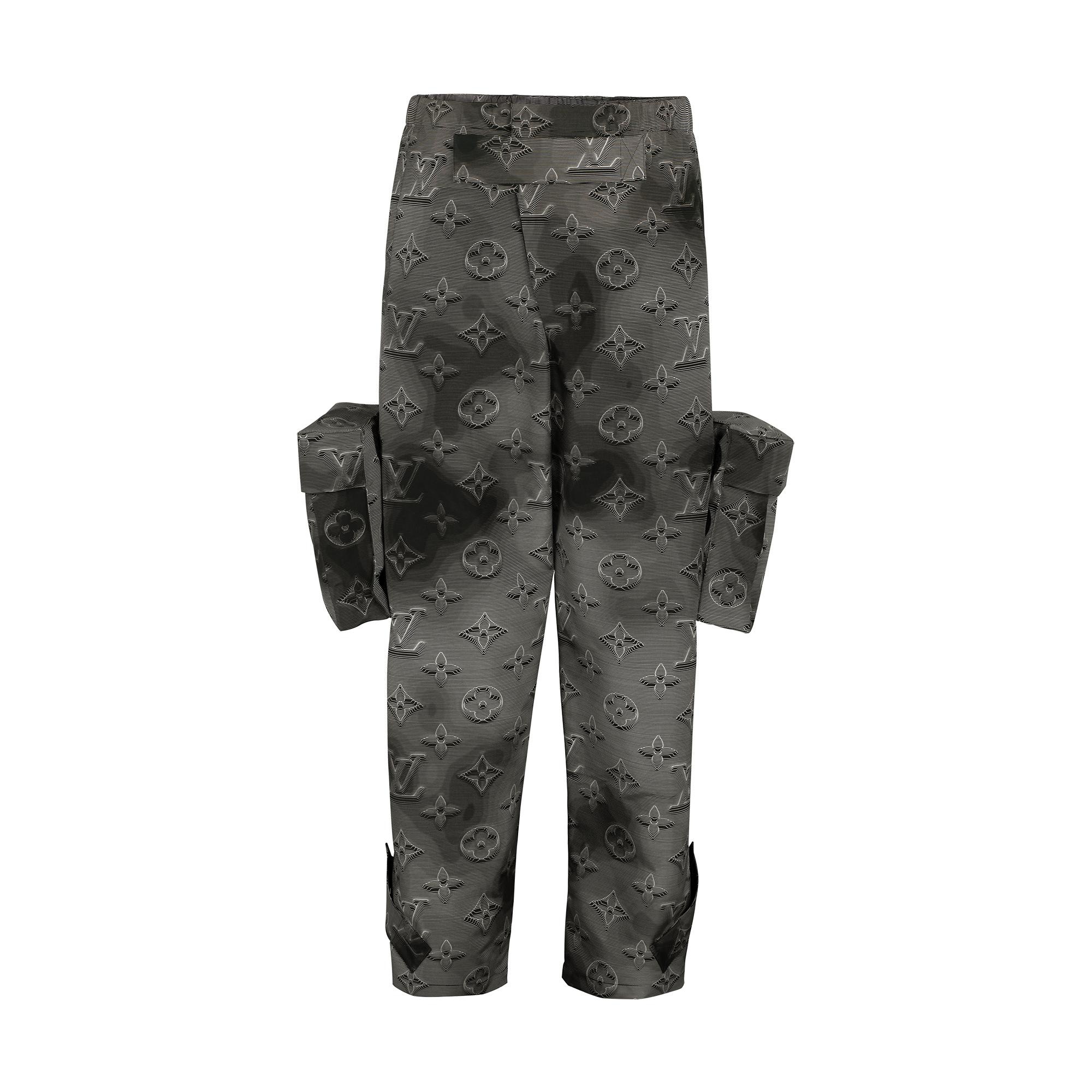 Monogram Removable 3D Pockets Cargo Pants - 1