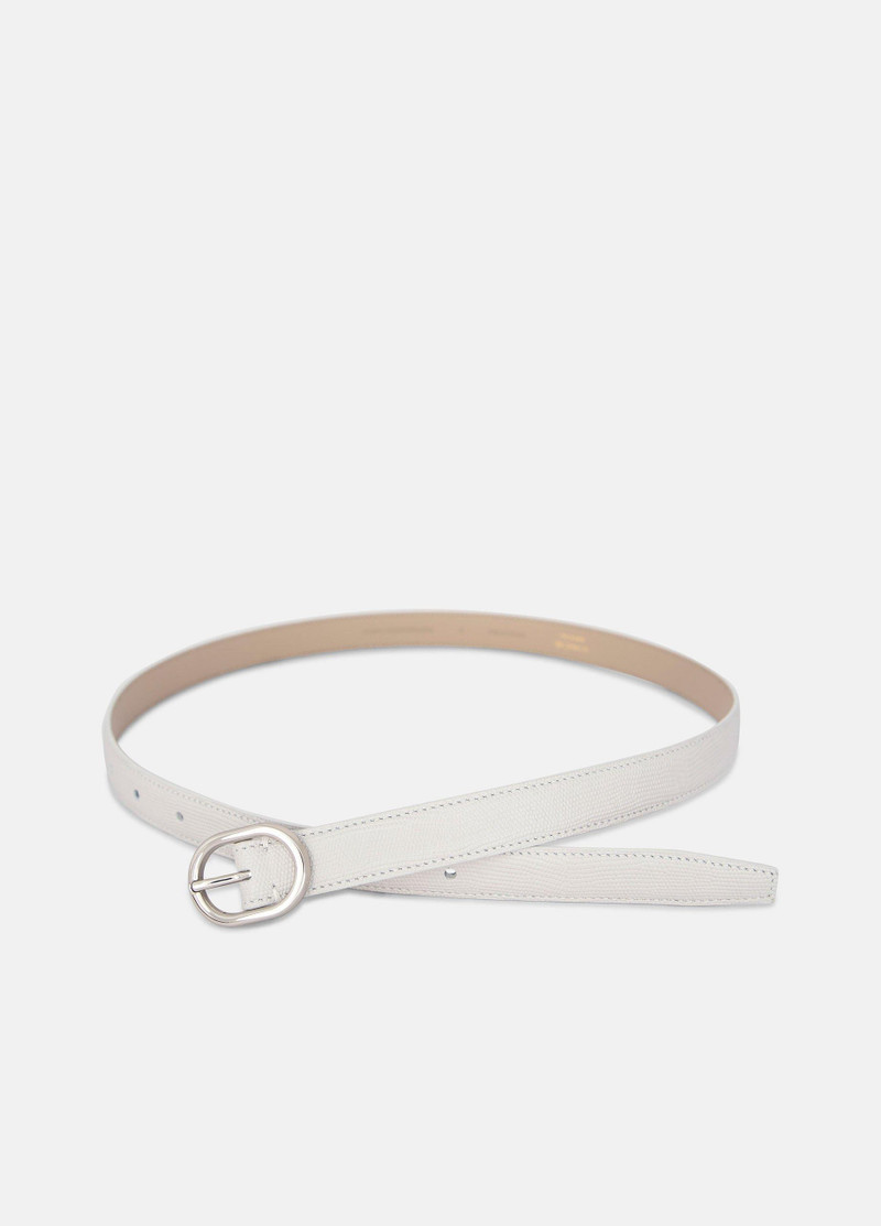 Vince Women’s 20mm Stitched Lizard-Embossed Leather Belt outlook