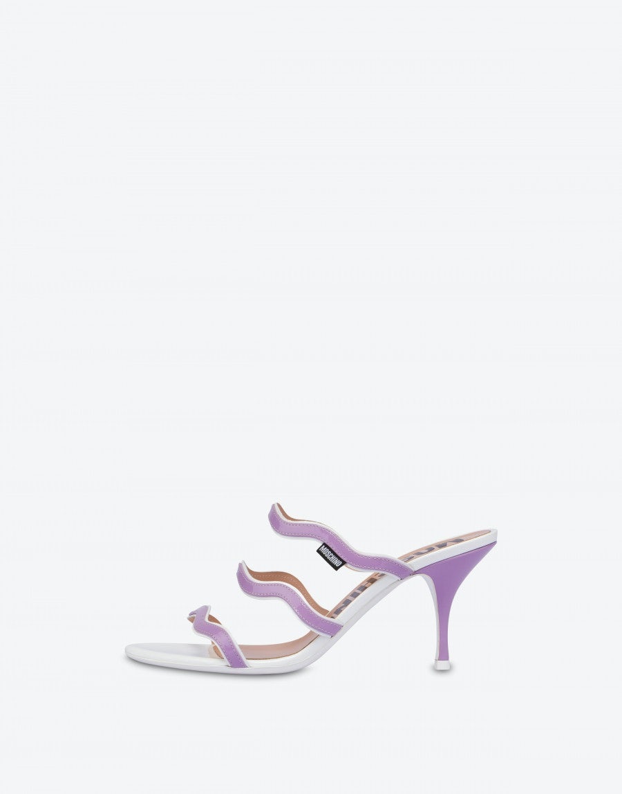 RIC RAC PATENT LEATHER SANDALS - 2