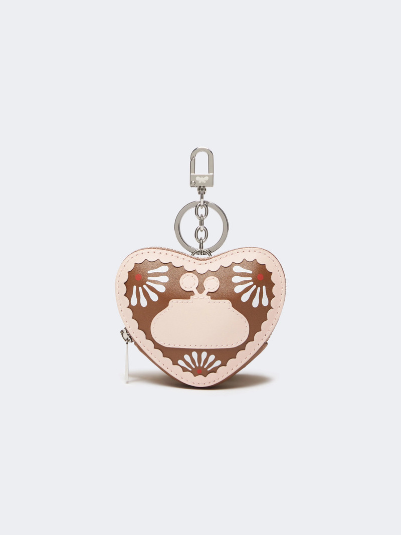SETA Leather keyring - COCOA 1