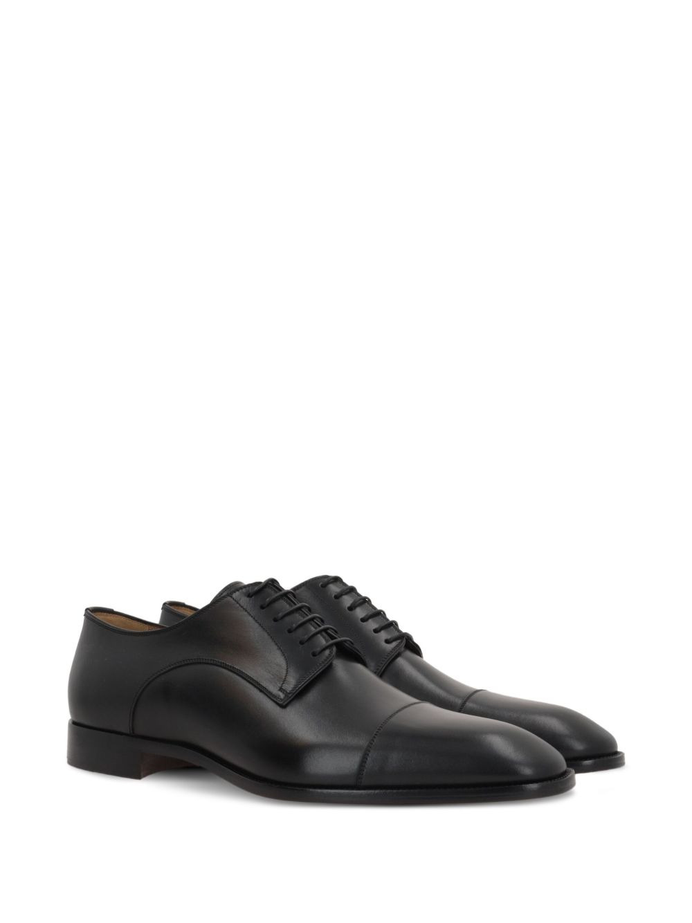 leather derby shoes - 2