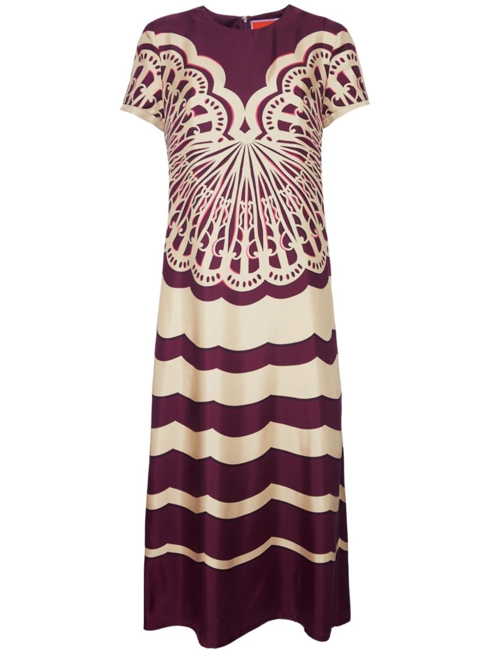 Swing silk maxi dress - 1