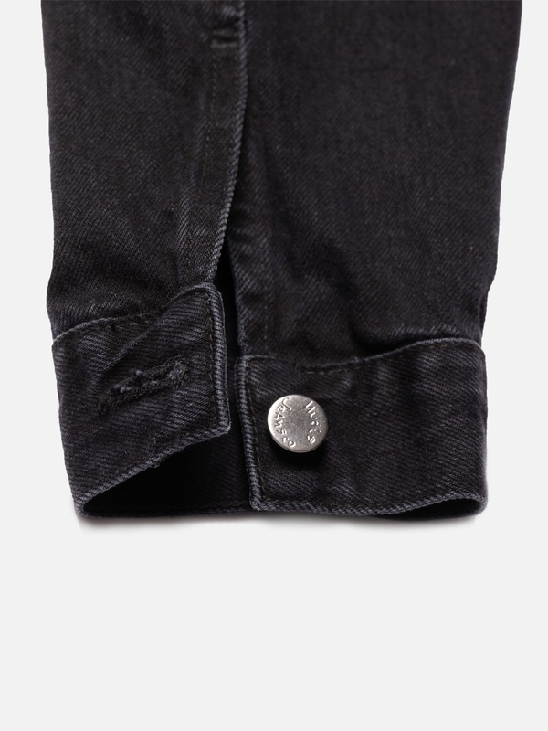 Nudie Jeans Robby Denim Jacket Vintage Black | REVERSIBLE
