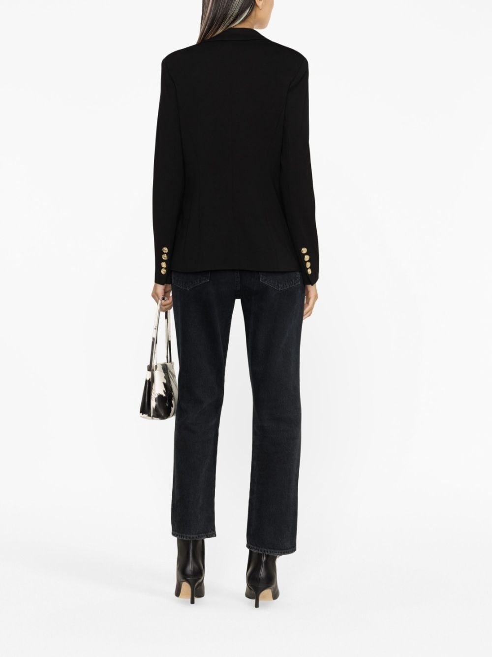 single-breasted button blazer - 3