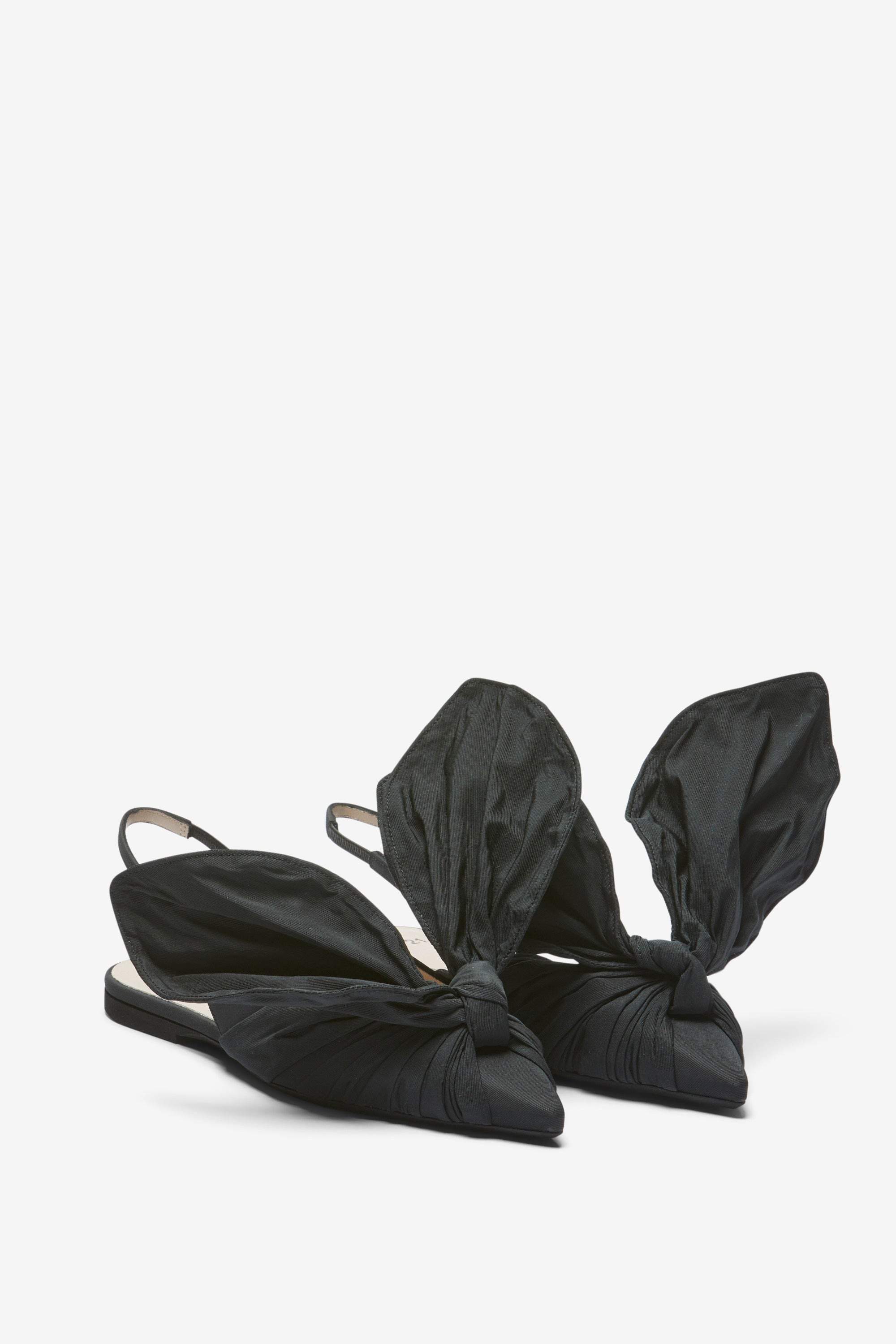 BOW-DETAIL SLINGBACK BALLET PUMPS - 2