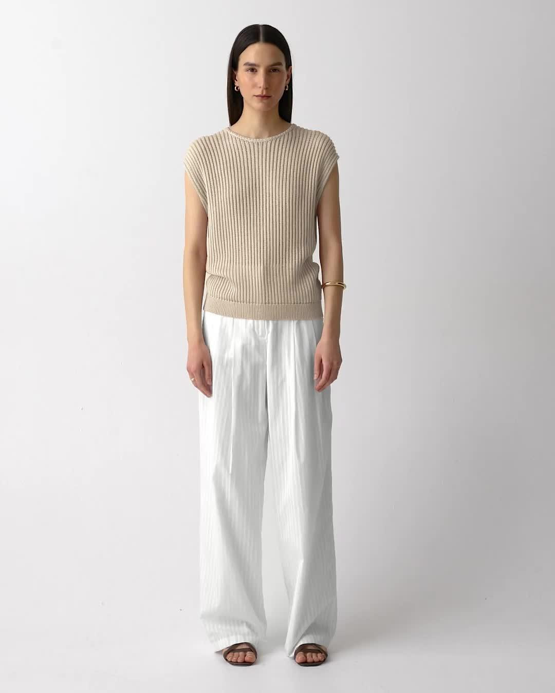 Sweater Vest in Cotton - 7