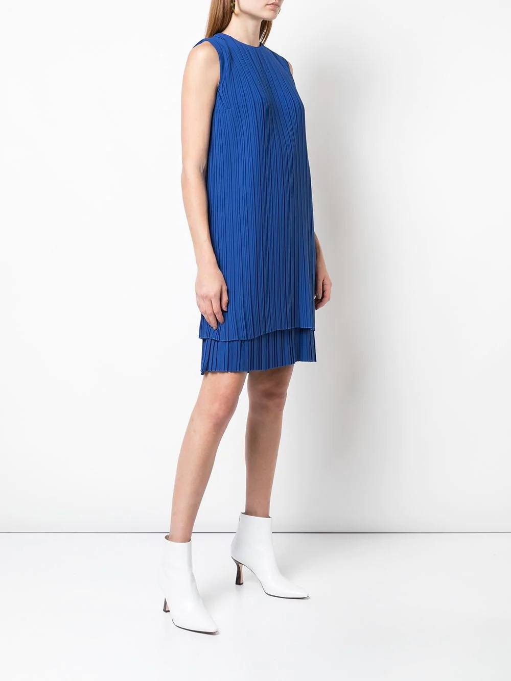 pleated shift dress - 3