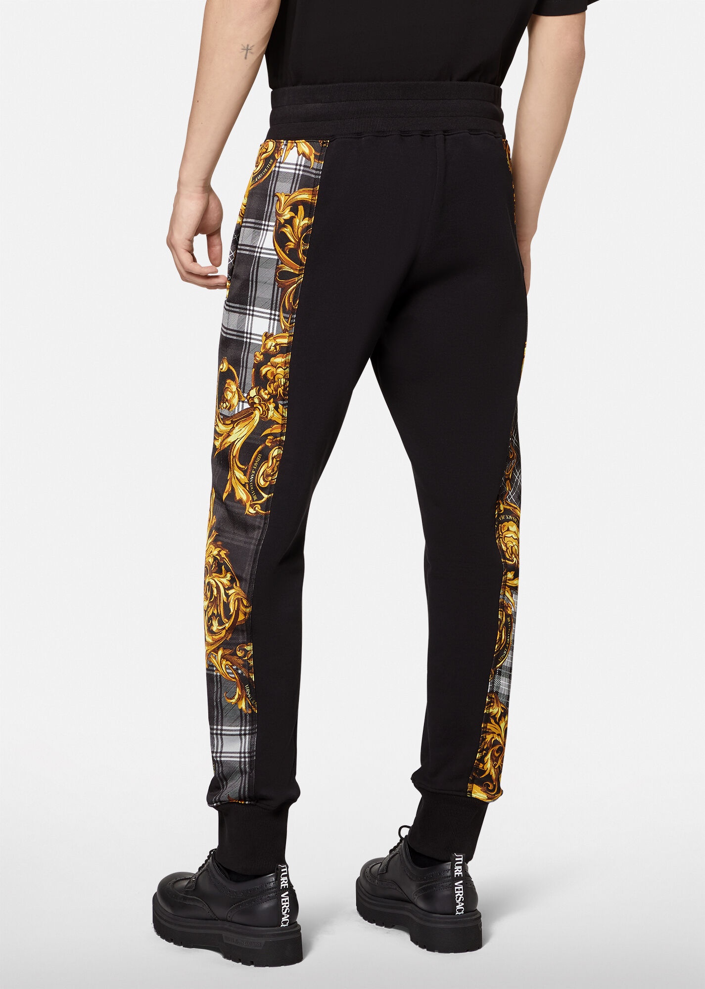 Tartan Baroque Accent Sweatpants - 3