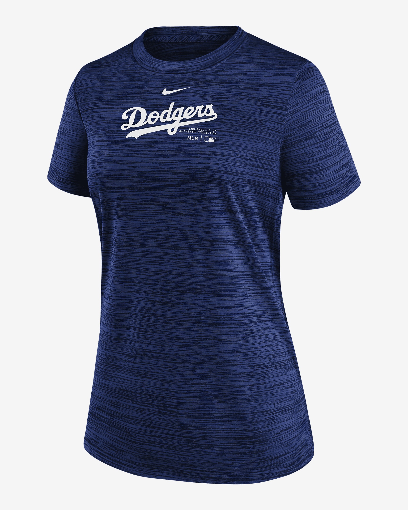 Los Angeles Dodgers Authentic Collection Practice Velocity Nike Women's Dri-FIT MLB T-Shirt - 1