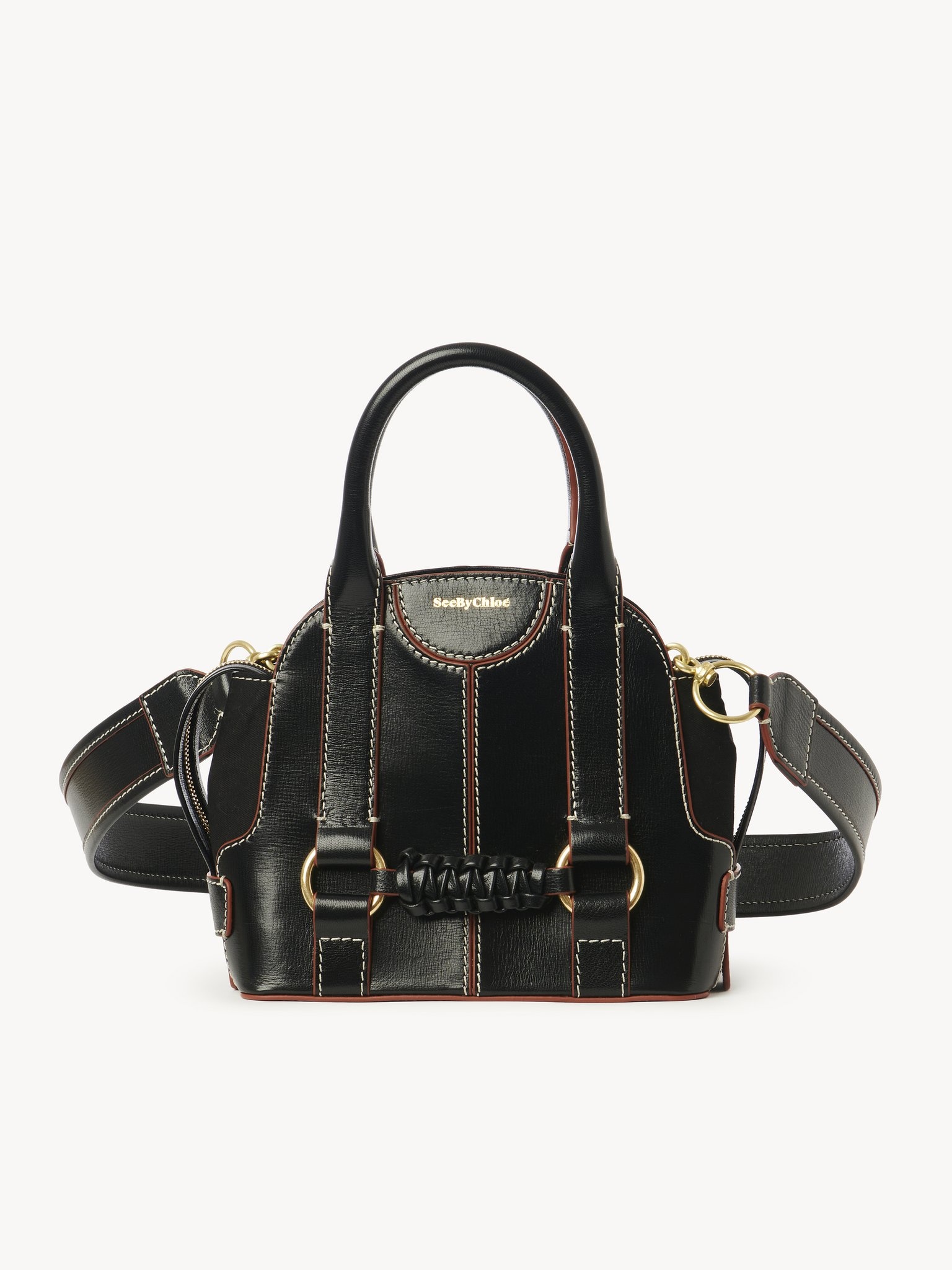 SADDIE SMALL DOUBLE HANDLE BAG - 1