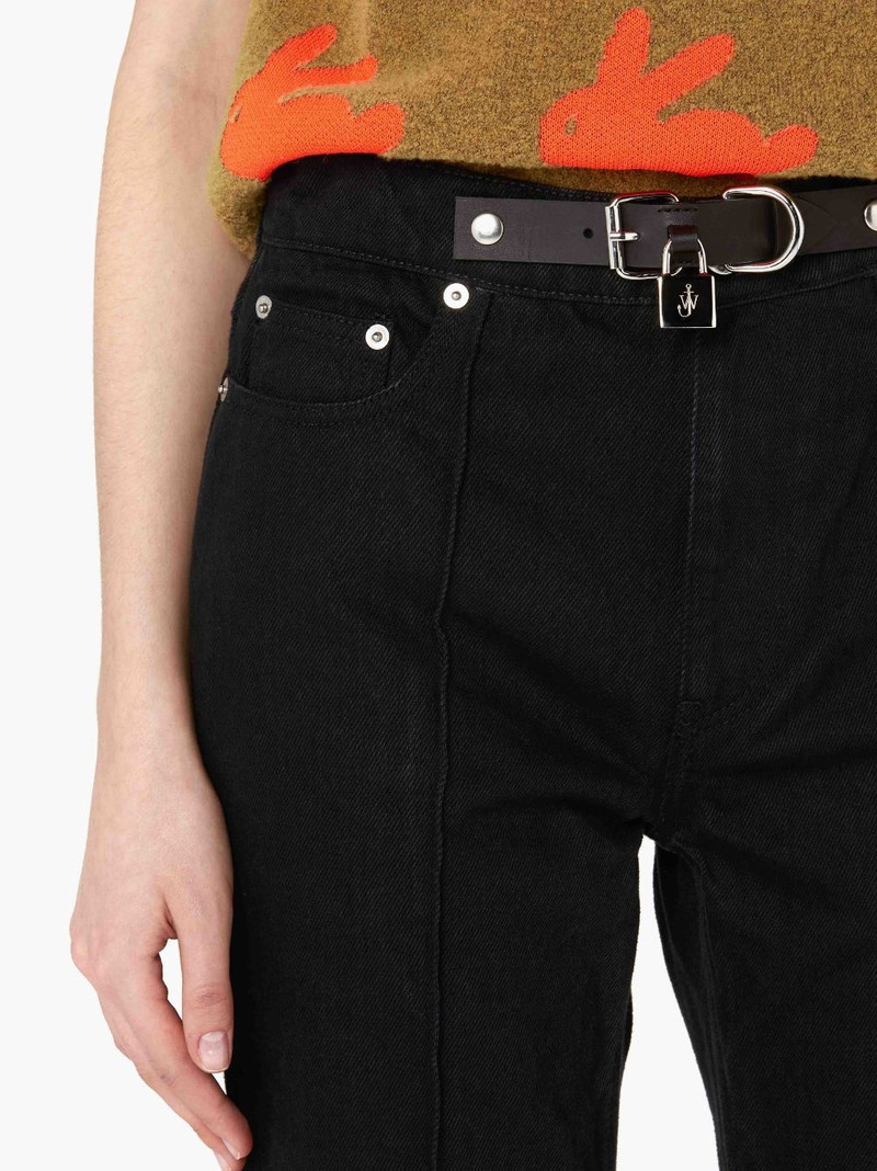 PADLOCK STRAP SLIM FIT DENIM JEANS 5